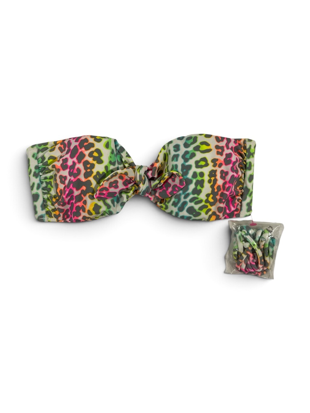 Victoria's Secret Colorful Leopard Bikini Top | Women’s Small | Animal print